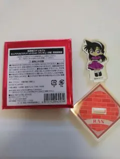 コナンカフェ ミニアクリルスタンド レトロ　ミニキャラ 毛利蘭