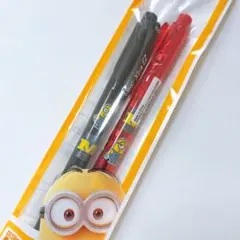 ミニオンズ ボールペン 黒&赤 2本セットBIC Xtra EZ 0.5mmのサムネイル