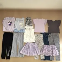 ✨女の子子供服 まとめ売り✨13点セット120㎝西松屋GUしまむら保育園着公園着