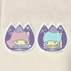 サンリオ ナムコで推し色 リトルツインスターズ ステッカー 2点セット