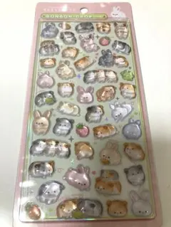 【国内正規品】ボンボンドロップシール　モルモット&ウサギ