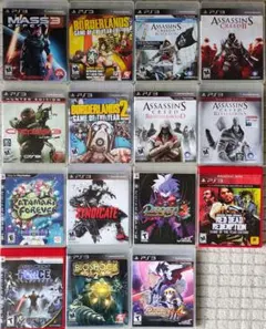 ソニー Sony Playstation PS3 米国版 ソフト 16個 セット