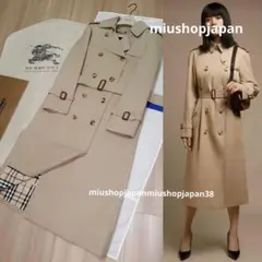 本物上質●38サイズ　バーバリー　BURBERRY　LONDON　トレンチコート