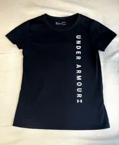 【美品】アンダーアーマー 半袖Tシャツ レディースM 黒UNDER ARMOURのサムネイル