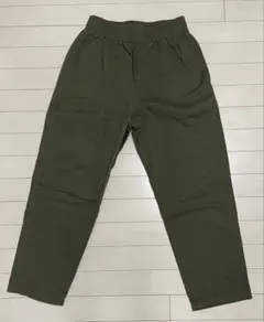 GU シェフパンツ カーキ ゴムウエスト Mサイズ