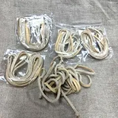 ベージュの革紐　6本セット