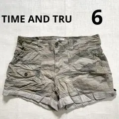 TIME AND TRU 【6】迷彩ショートパンツ マダガスカル製 カジュアル