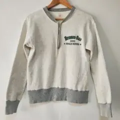 THE FLAT HEAD ハーフジップ スウェット 36～38のサムネイル