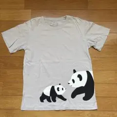 MUJI パンダプリント Tシャツ 150cmのサムネイル
