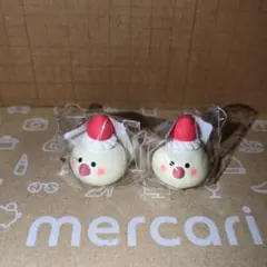 【文鳥いちご大福×2個】ミニチュア　concombre