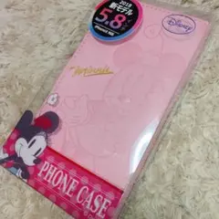 新品iPhoneXS/X手帳型カバーディズニーミニーマウス