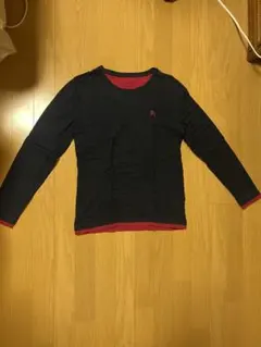 Burberry Black Label 長袖カットソー 紺ピンク