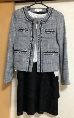 卒業式、入学式　ワンピーススーツ3点セット