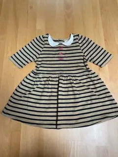 petit main　ストライプ柄ワンピース
