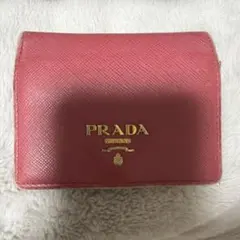 PRADA カードケース ピンク サフィアーノ
