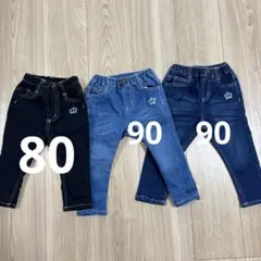 BABYDOLL 子供服 ジーパン まとめ売り 80／90
