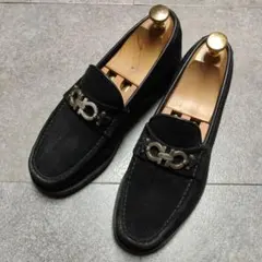 【Salvatore Ferragamo】ガンチーニビットローファー スウェード