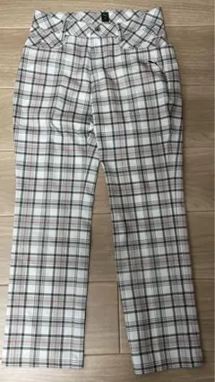 プーマ PUMA ゴルフパンツ 73cm ウェア　ベージュ　チェック