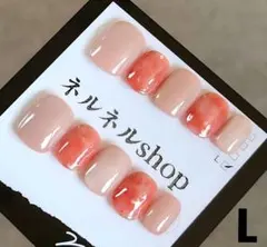 1992:淡いピンクマグネット鮮やかなピンクマーブルホログラム入り☆Lサイズ