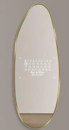 マルジェラ風 ステッカー 30cm ウェルカムスペース ウェルカムミラー