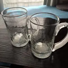 琉球ガラス ジョッキ 2個セット 約500ml