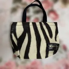 Think Bee ゼブラ柄 トートバッグ