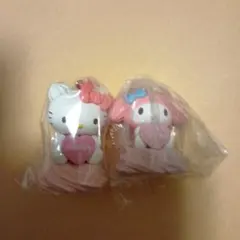 サンリオキャラクターズ　ホイップクリームマスコット　キティ　マイメロ　セット