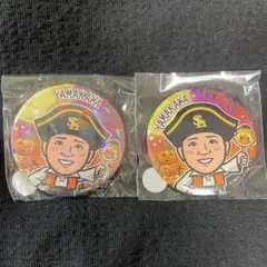 若鷹ガチャ ハロウィンver.　山川穂高選手のセット 缶バッジ