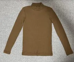 ハイネックセーター リブ