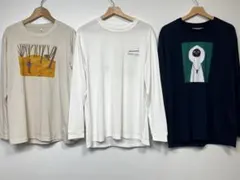 【美品】mont-bell 長袖カットソー 3枚セット WIC.ロングスリーブT