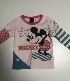 ミッキー BABYDOLL 長袖Tシャツ　90