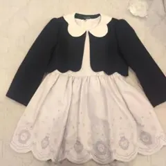 アリサナ　刺繍　セレモニー　ワンピース　ボレロ　セット 115cm