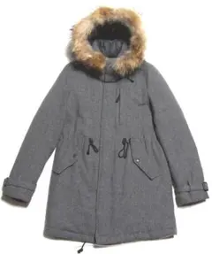 nano universe西川ダウンウールコートw/ラクーンファー¥61300