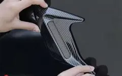 汎用 フロント カーボン カナード eg6 s15 - メルカリ