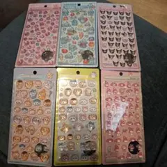 ボンボンドロップシール6セット[mini3シート]おまけ付最後のページおまけあり