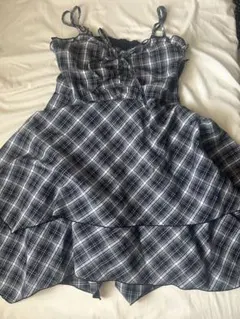 andmary Khy check set ワンピースのみ - メルカリ