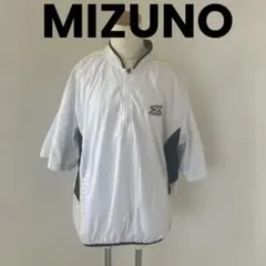 Mizuno ❣️ 半袖ジャケット ホワイト/ブラック