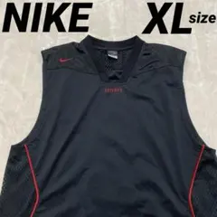 入手困難　NIKE ナイキ　ゲームシャツ　ノースリーブ　メッシュ　ブラック　XL