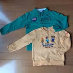 最終【美品】ミキハウストレーナー１１０サイズ２枚セット