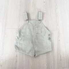 jejeuosity コーデュロイ オーバーオール xs グリーン　韓国子供服