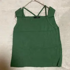 【ジーナシス】グリーン タンクトップ Fサイズ★