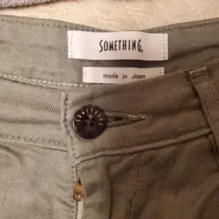 SOMETHING. チノパン XS 日本製