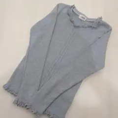 Souris スーリー トップス リブセーター カットソー