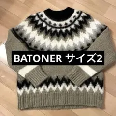 23AW Subculture サブカルチャー雪柄セーター ニット 2 キムタク 