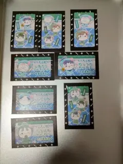 忍たま乱太郎　桜もちぴこの段　フリューくじ 　イラストつきくじ　8枚