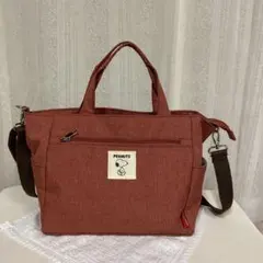 レディース　トートバッグ　大きめ　軽い　旅行　スヌーピー　斜め掛け