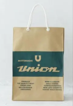 【新品未使用】元町UNION ユニオン オリジナル 幌布バッグ 大