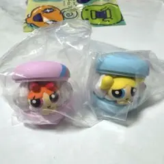 パワパフガールズ きゃらまかろん ガチャガチャ ブロッサム バブルス セット