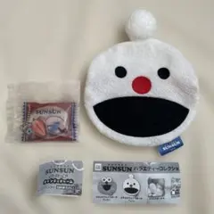 パペットスンスン　キャンディチャーム　ふわふわフェイスポーチ　スンスン　ノンノン