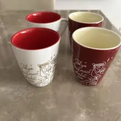 クリスマスマーケットマグカップ4個セット